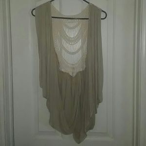 Sleeveless Cardigan